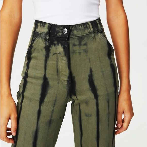 ARITZIA XS Kelsey Pant- Green Tie Dye - Picture 5 of 8